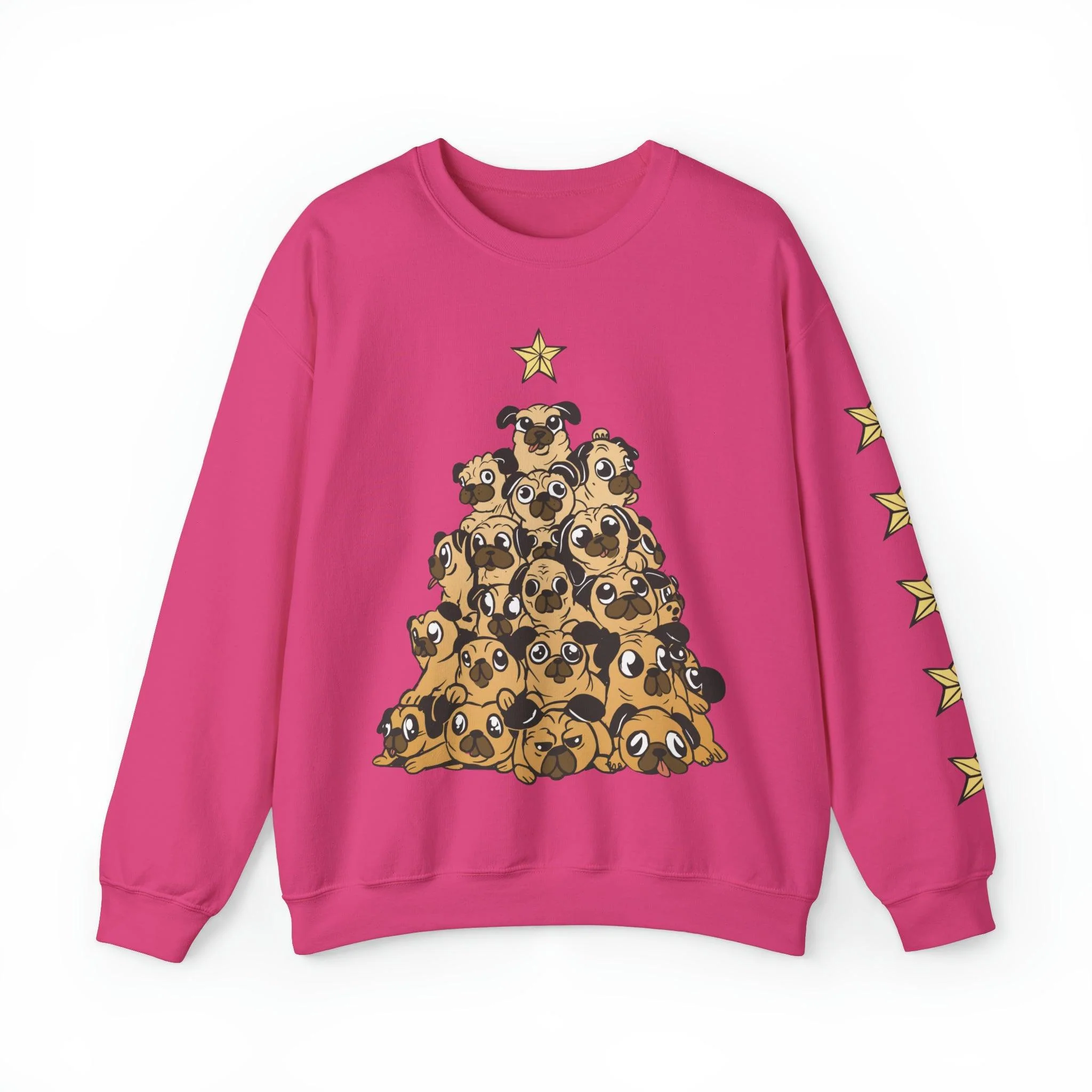 And A Pug in a Christmas Tree Sweatshirt - Image 4