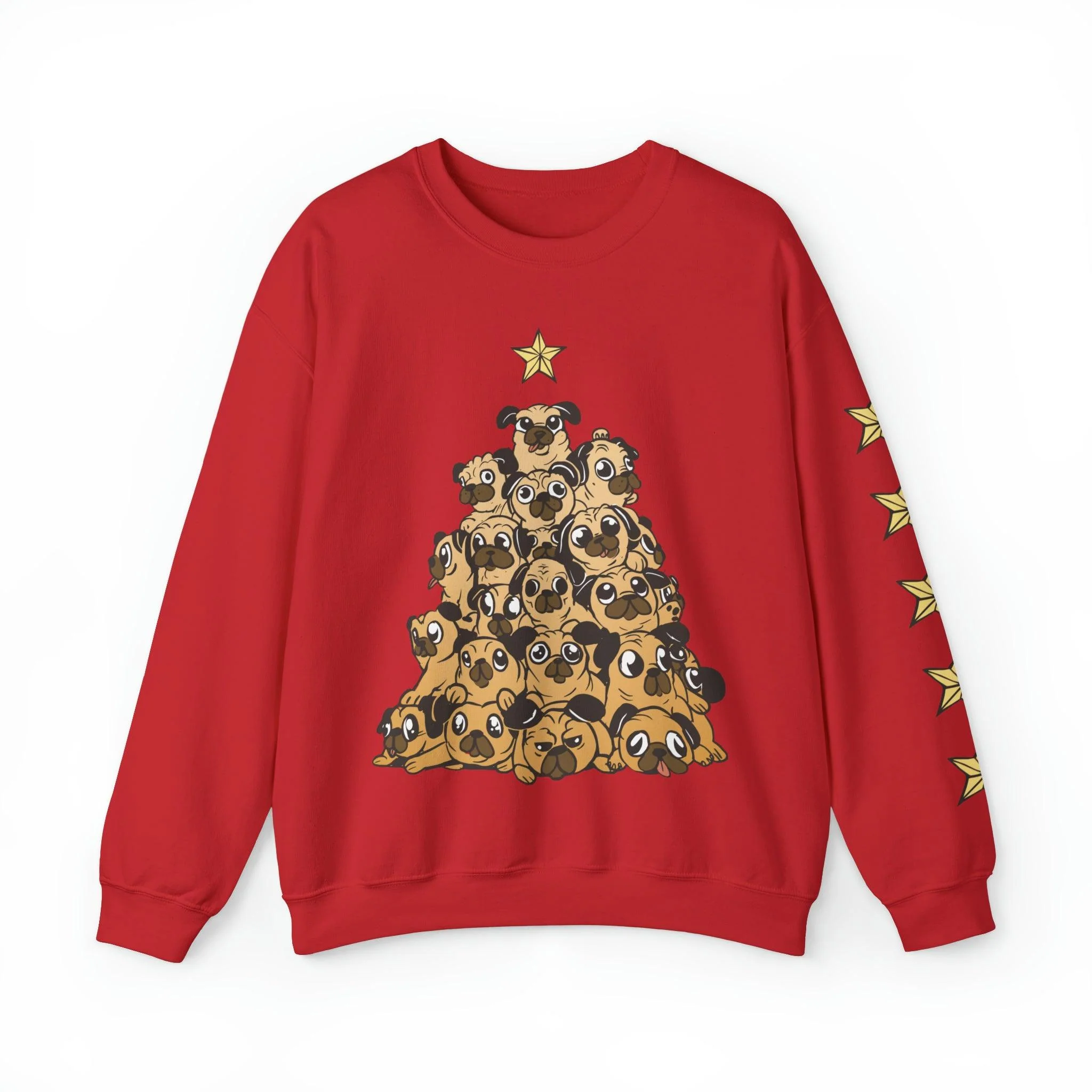 And A Pug in a Christmas Tree Sweatshirt - Image 6