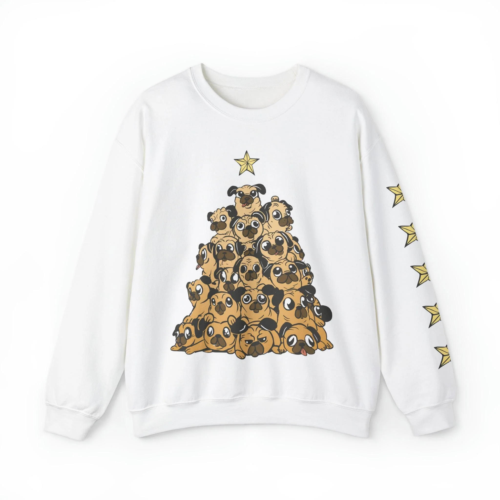 And A Pug in a Christmas Tree Sweatshirt - Image 7