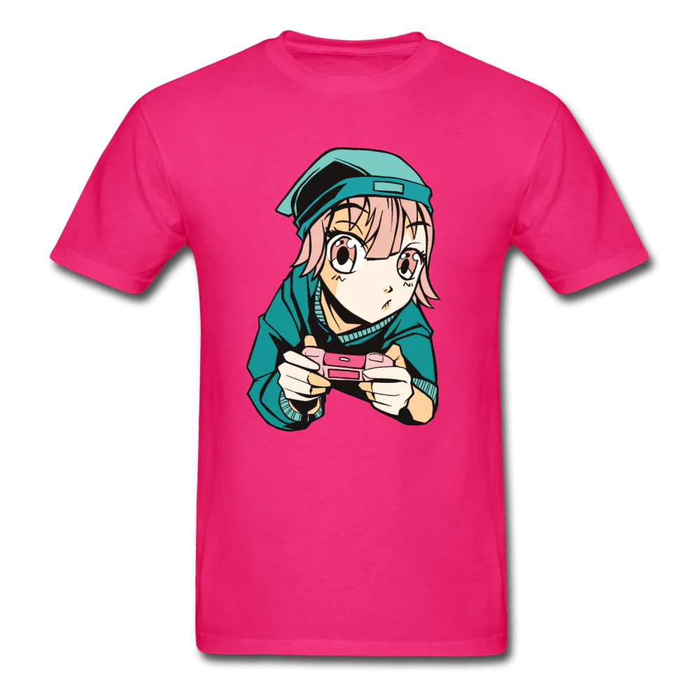 Anime Gamer Ultra Concentration Unisex T-Shirt - Image 5