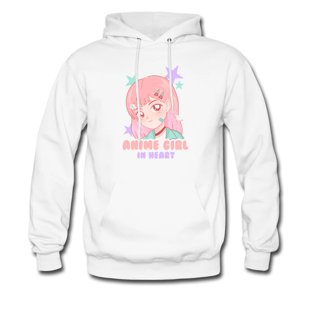 Anime Girl In Heart Cute Hoodie - Image 5