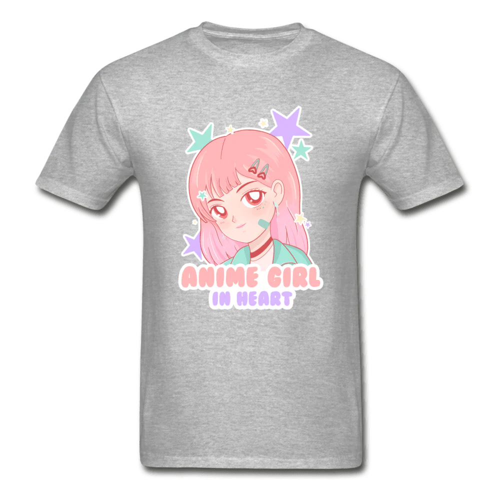 Anime Girl In Heart Cute Ultra Cotton T-Shirt - Image 4