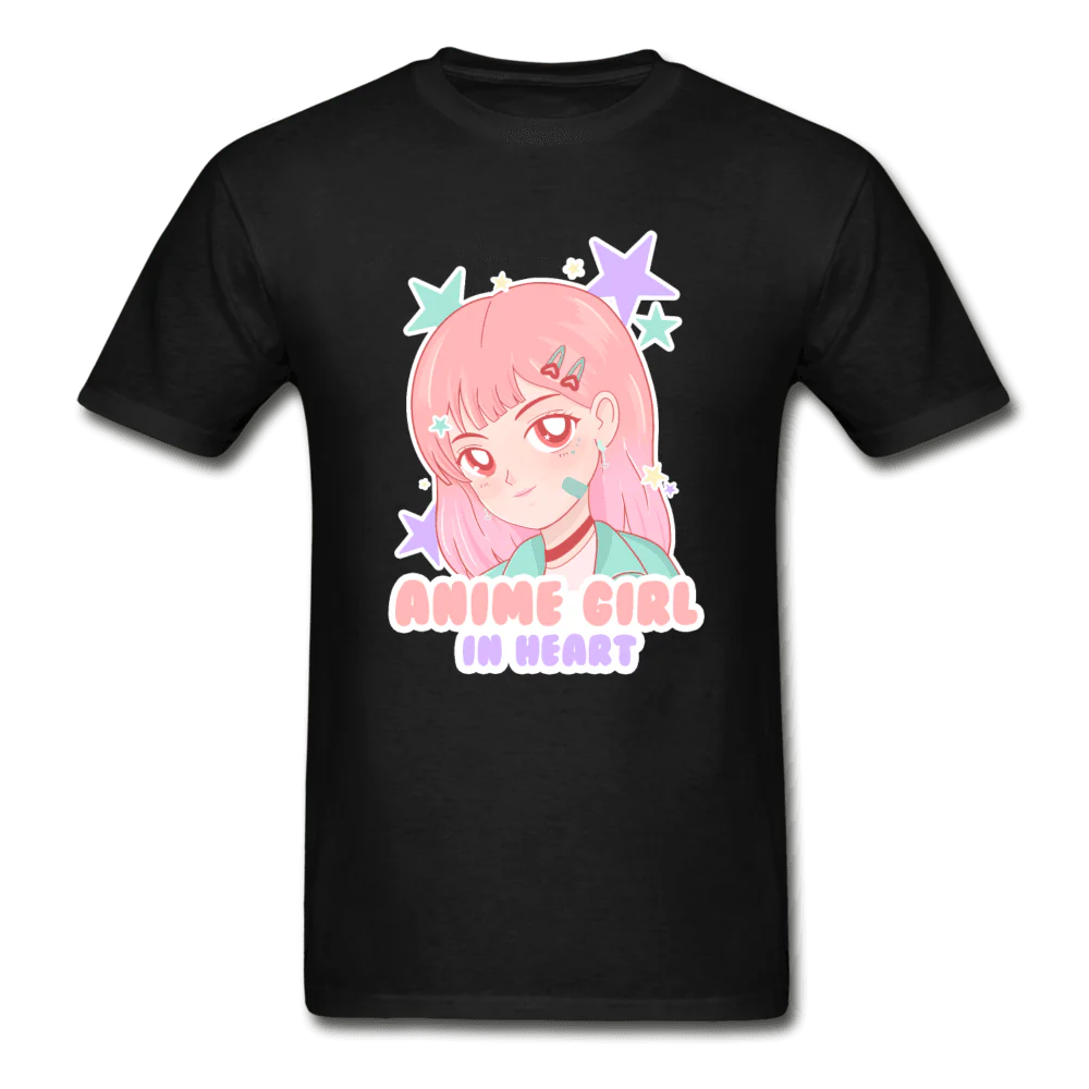 Anime Girl In Heart Cute Ultra Cotton T-Shirt - Image 6