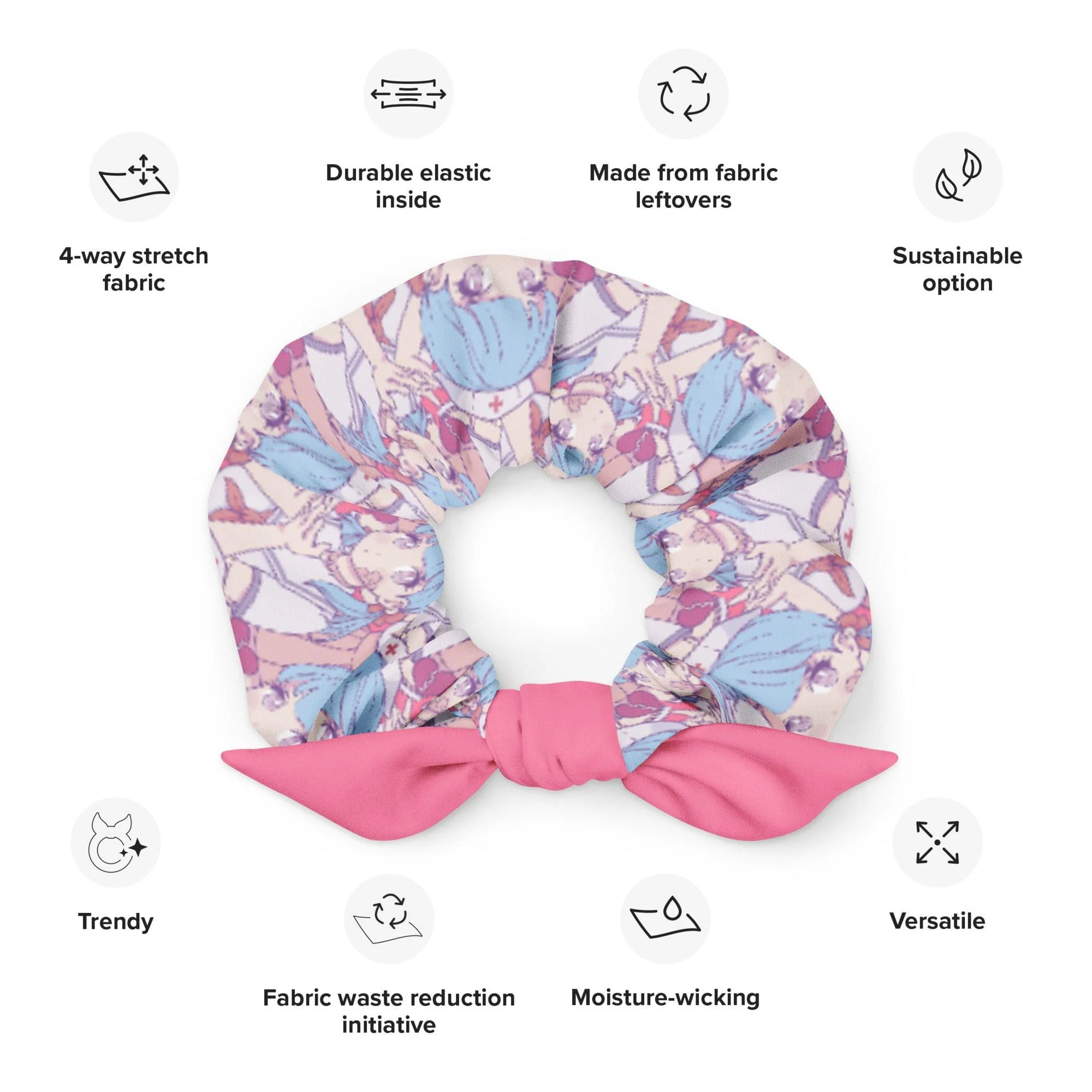 Anime Nurse Ouchies Scrunchie - Image 3