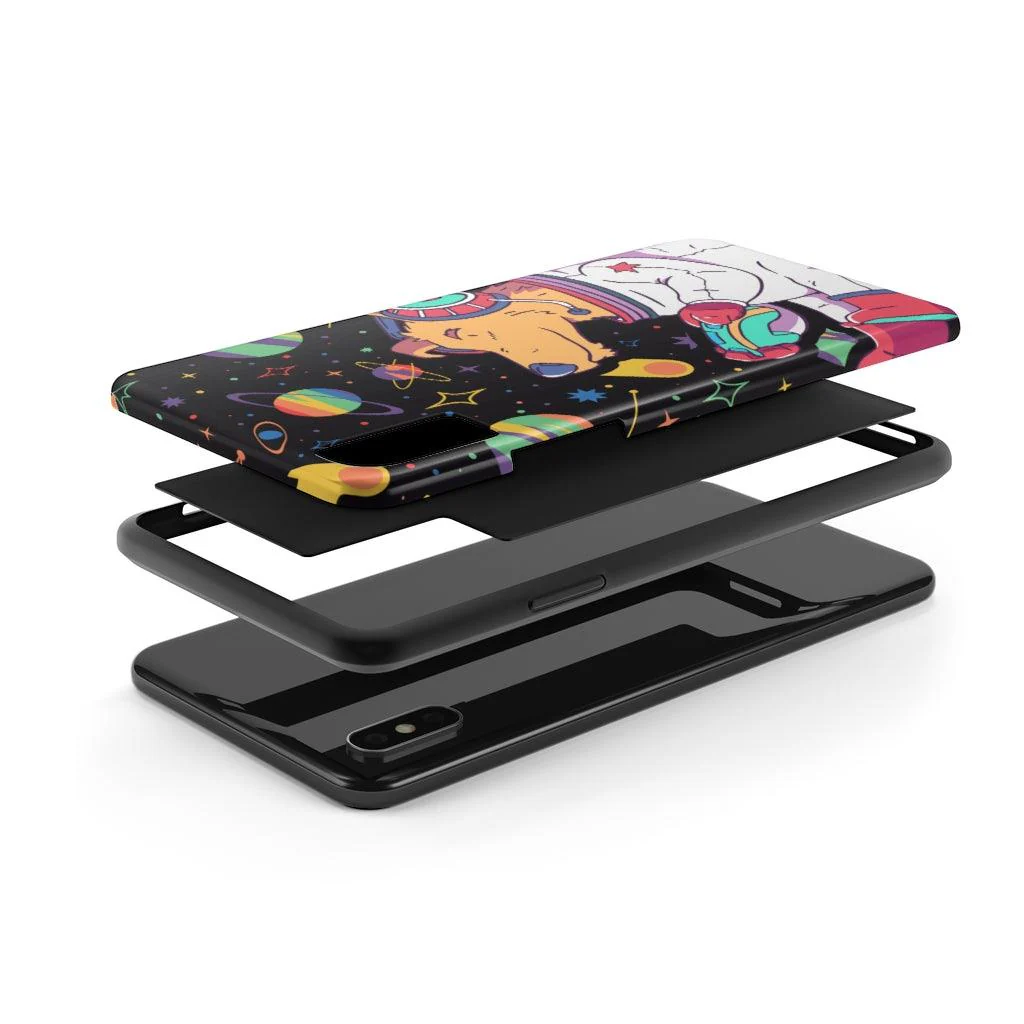 Astronaut Pup Gamer Tough Phone Case - Image 11