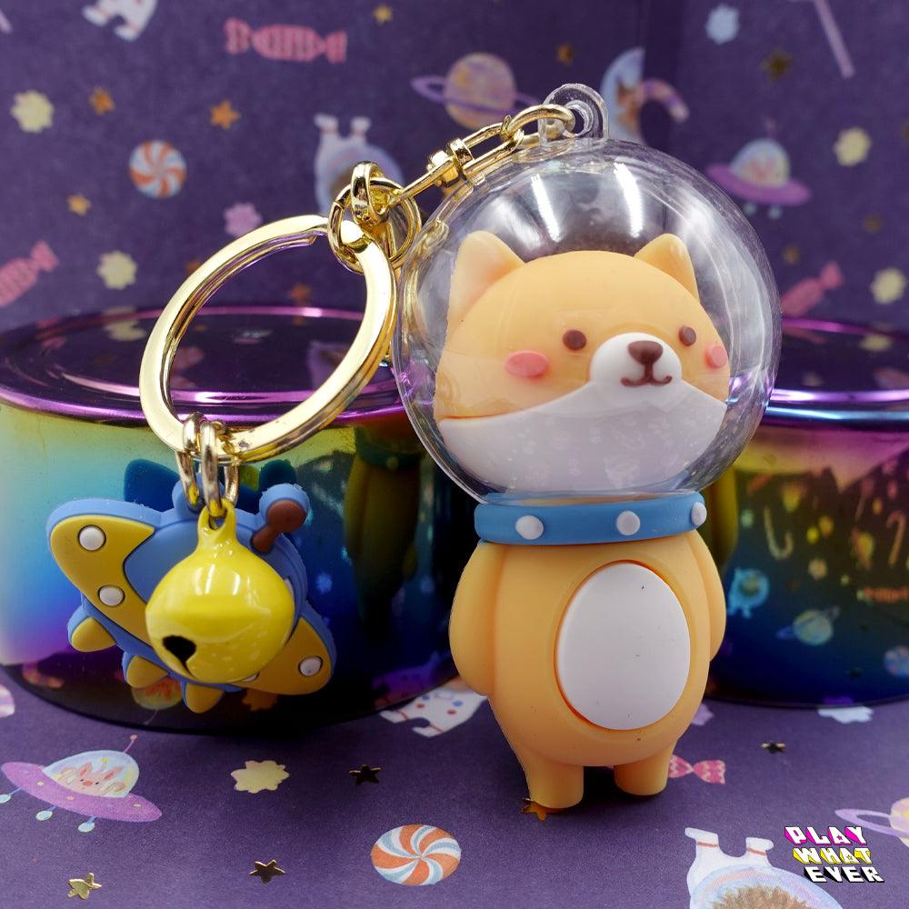 Astronaut Puppy Shiba Inu Dog Keychain - Image 5