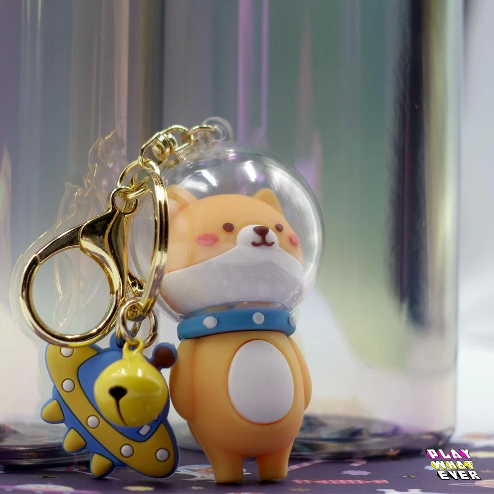 Astronaut Puppy Shiba Inu Dog Keychain - Image 6