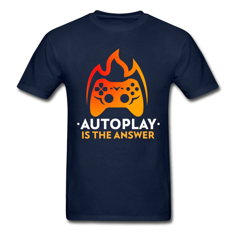 Auto Play is the Answer Gaming Ultra Cotton T-Shirt - Image 5