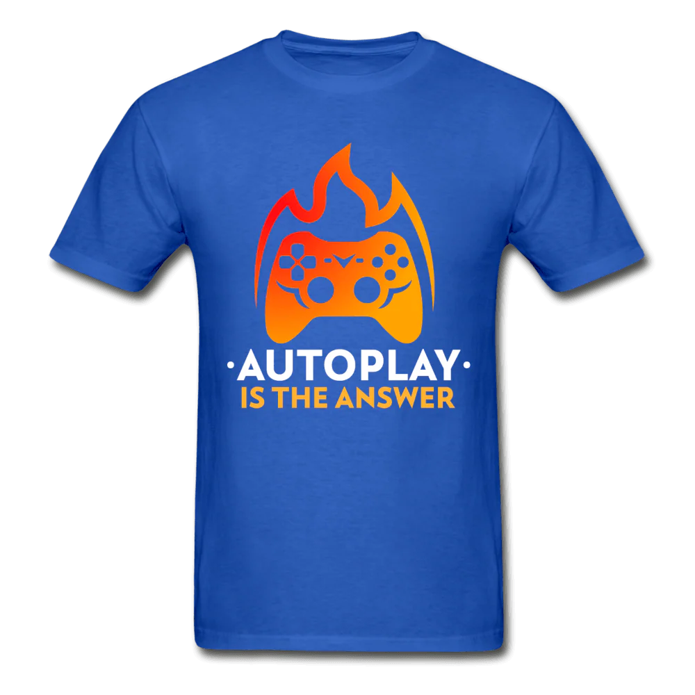 Auto Play is the Answer Gaming Ultra Cotton T-Shirt - Image 6