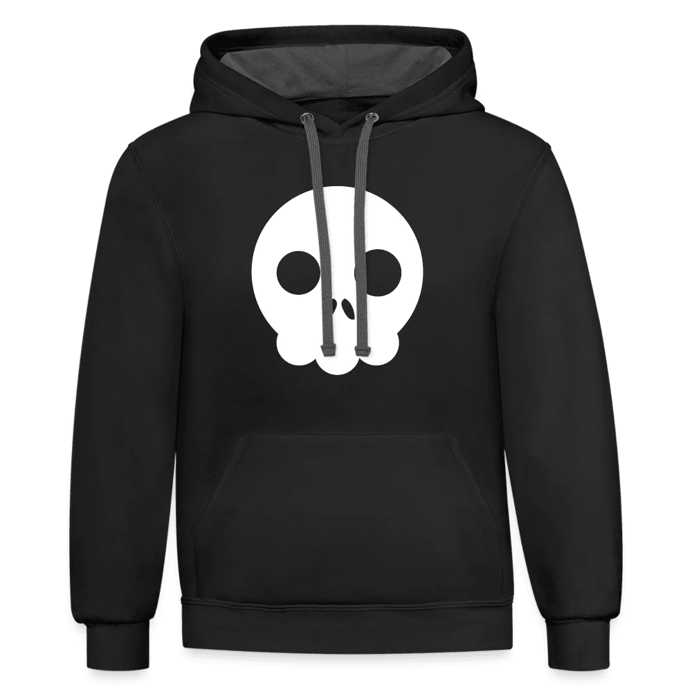Bad to the Bone Contrast Hoodie