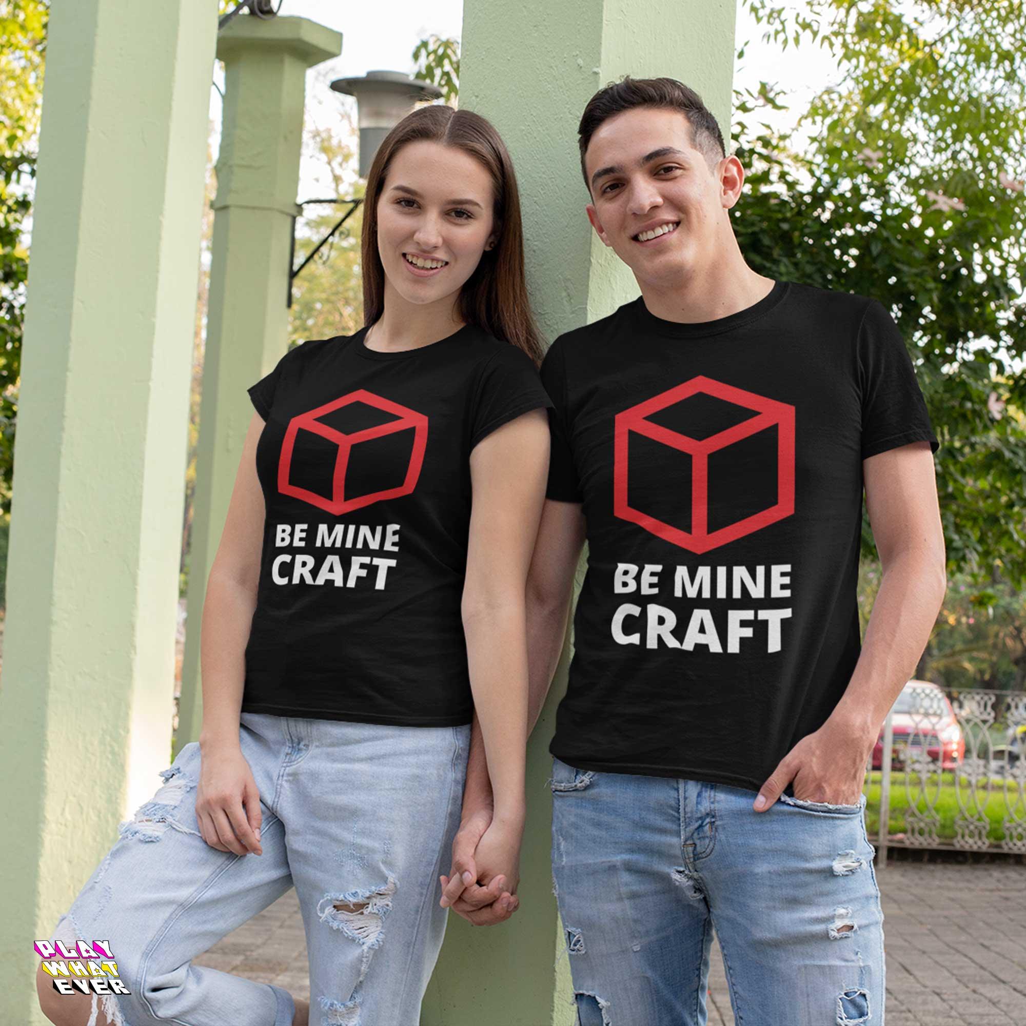 Be Mine Craft Unisex Gamer T-Shirt - Image 2