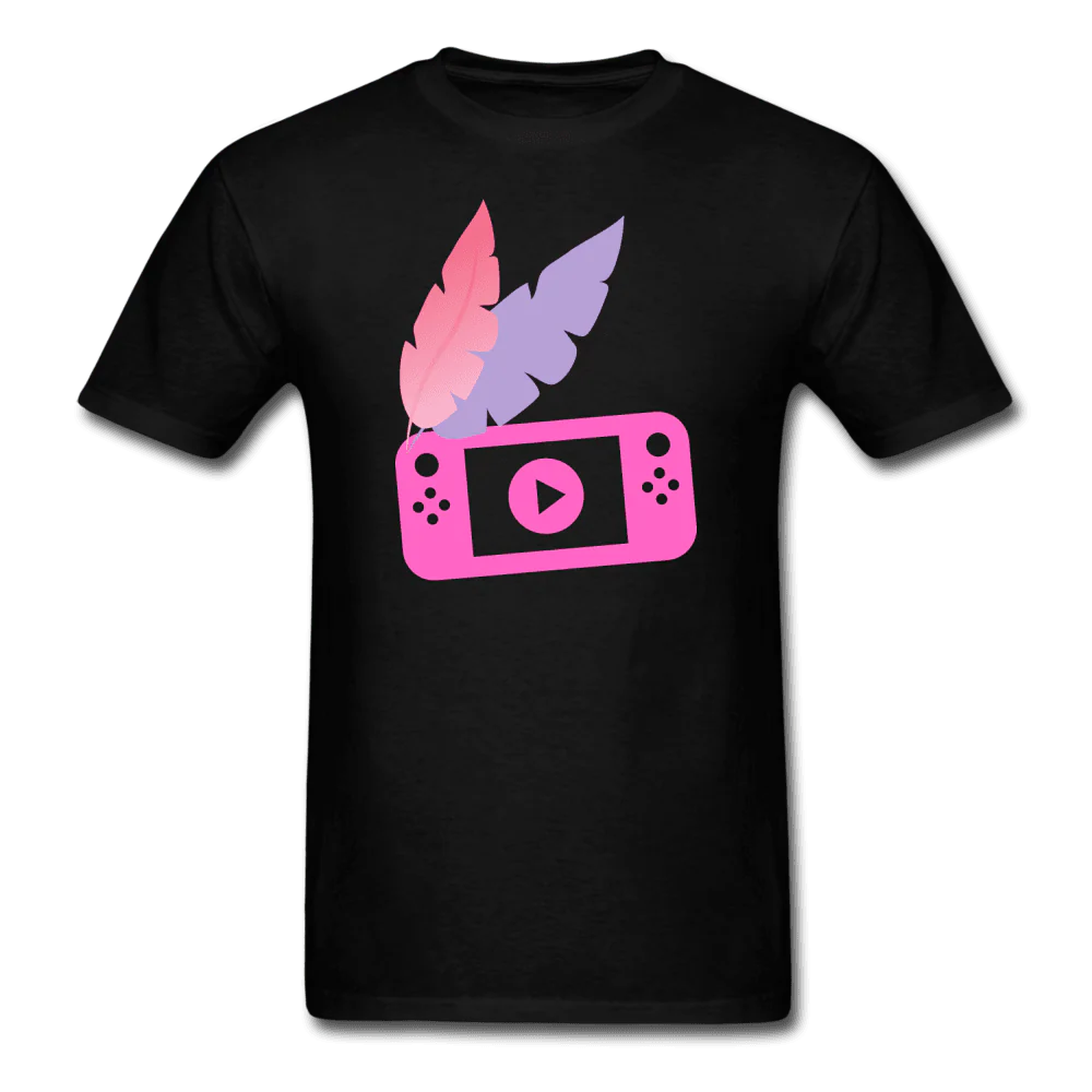 Boho Gaming Feathered Wings Unisex Gamer T-Shirt - Image 4