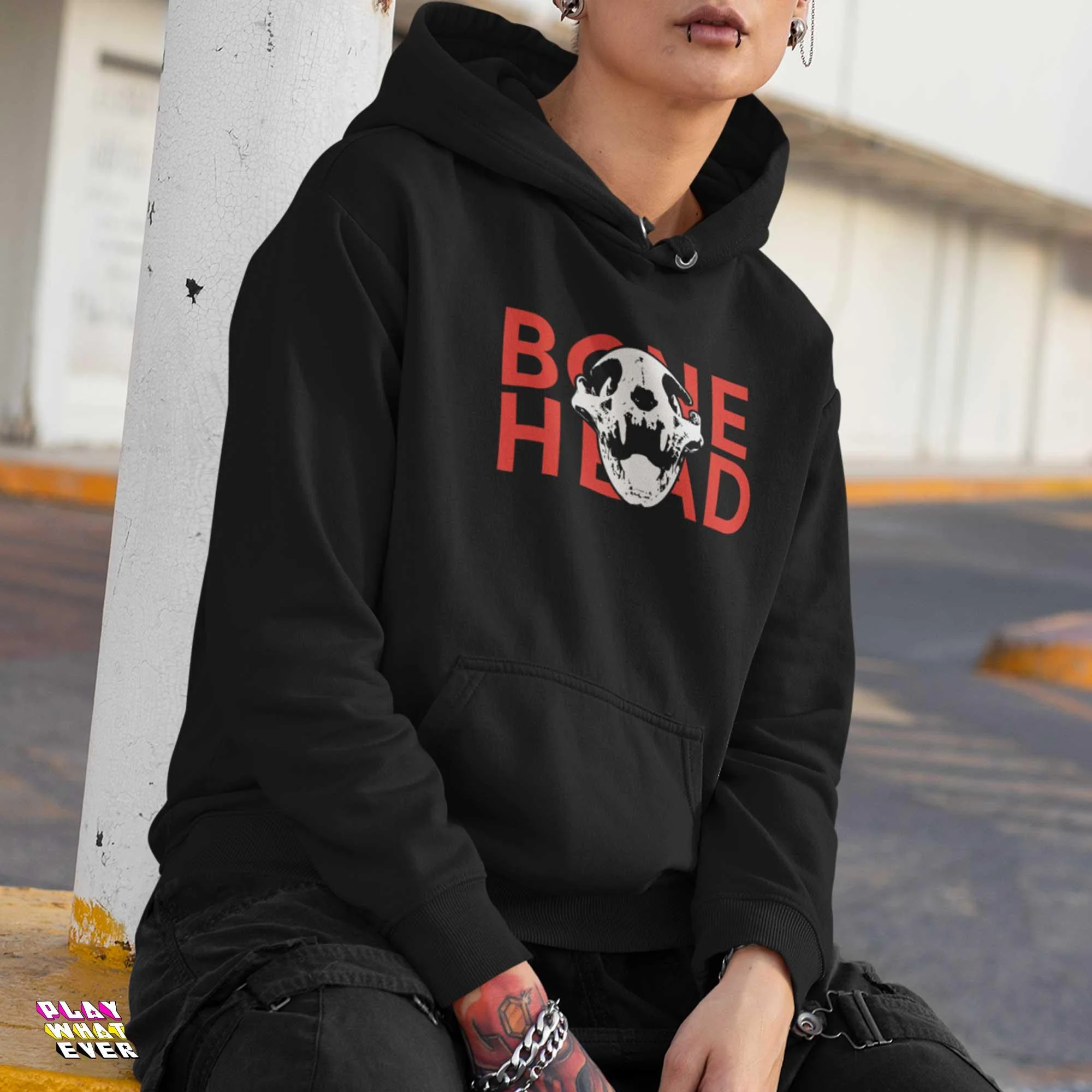 BoneHead Unisex Hoodie - Image 2