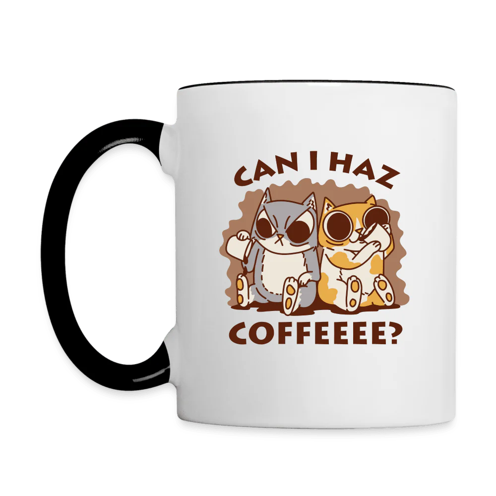 Can I Haz Coffeeee? Cute Cat Coffee Mug - Image 2