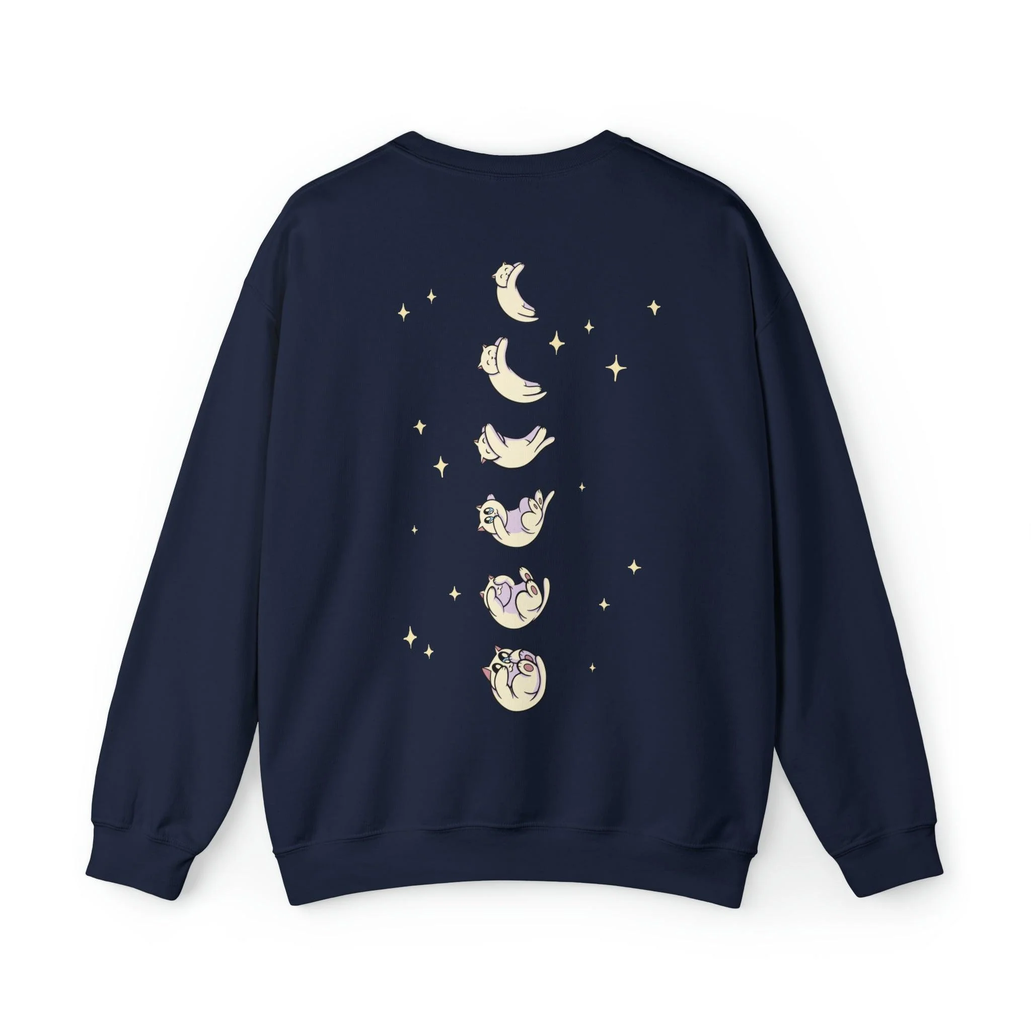 Cat Moon Phases Unisex Sweatshirt - Image 6