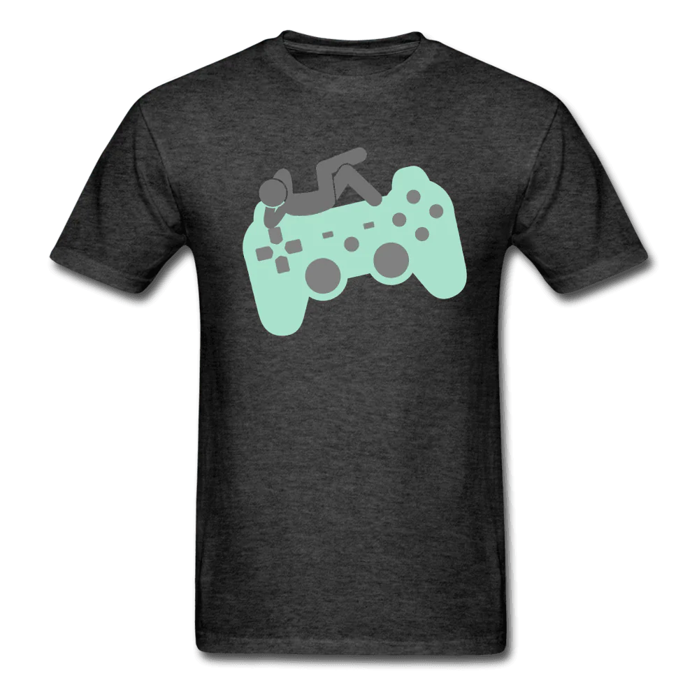 Chillaxing on a Controller Unisex Gamer T-Shirt - Image 4