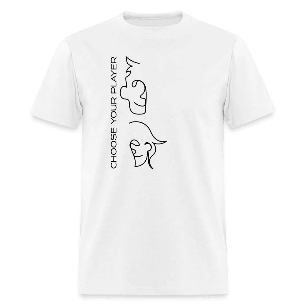 Choose Your Player Abstract Art T-Shirt