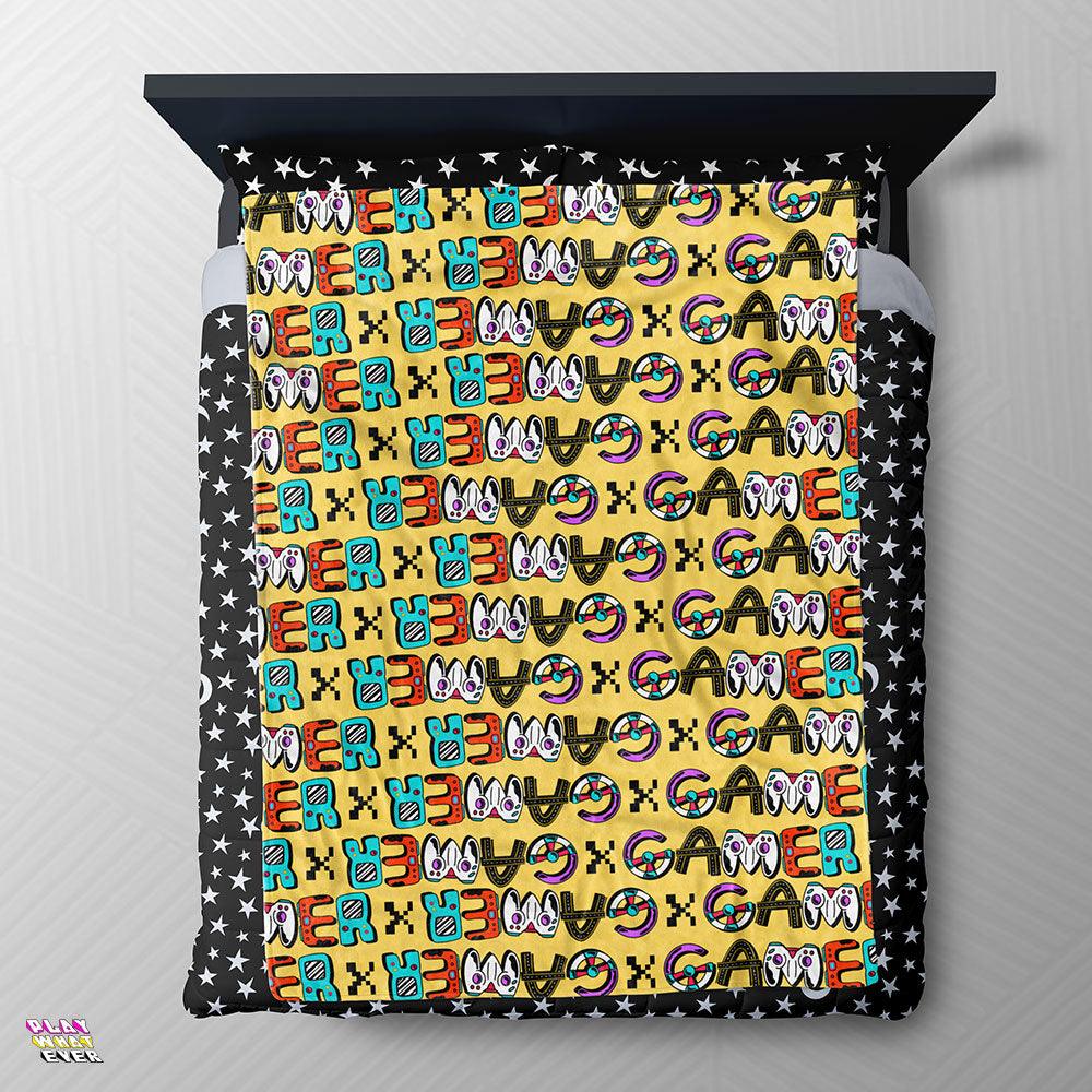 Console Gamer Pattern Velveteen Plush Blanket - Image 2