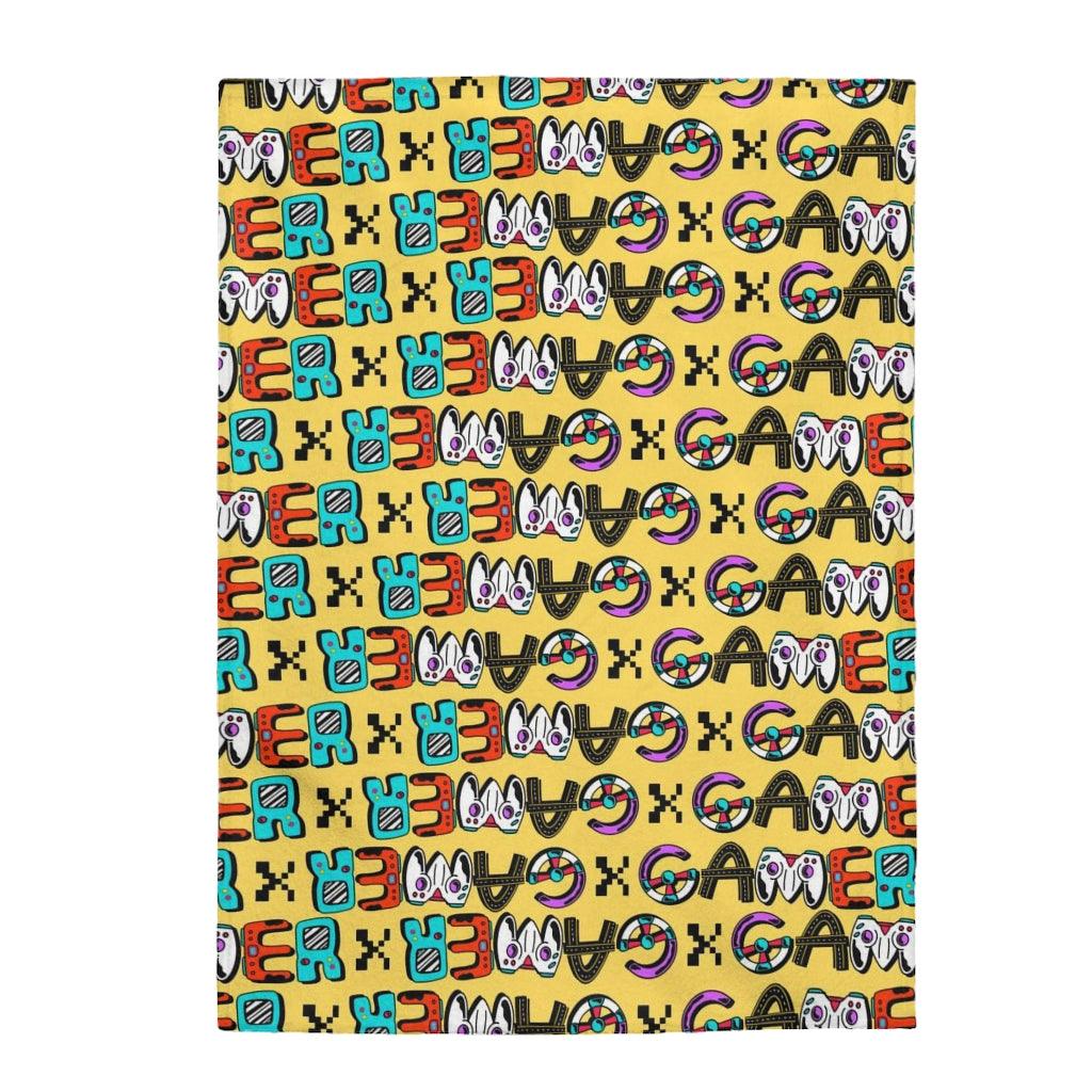Console Gamer Pattern Velveteen Plush Blanket - Image 7
