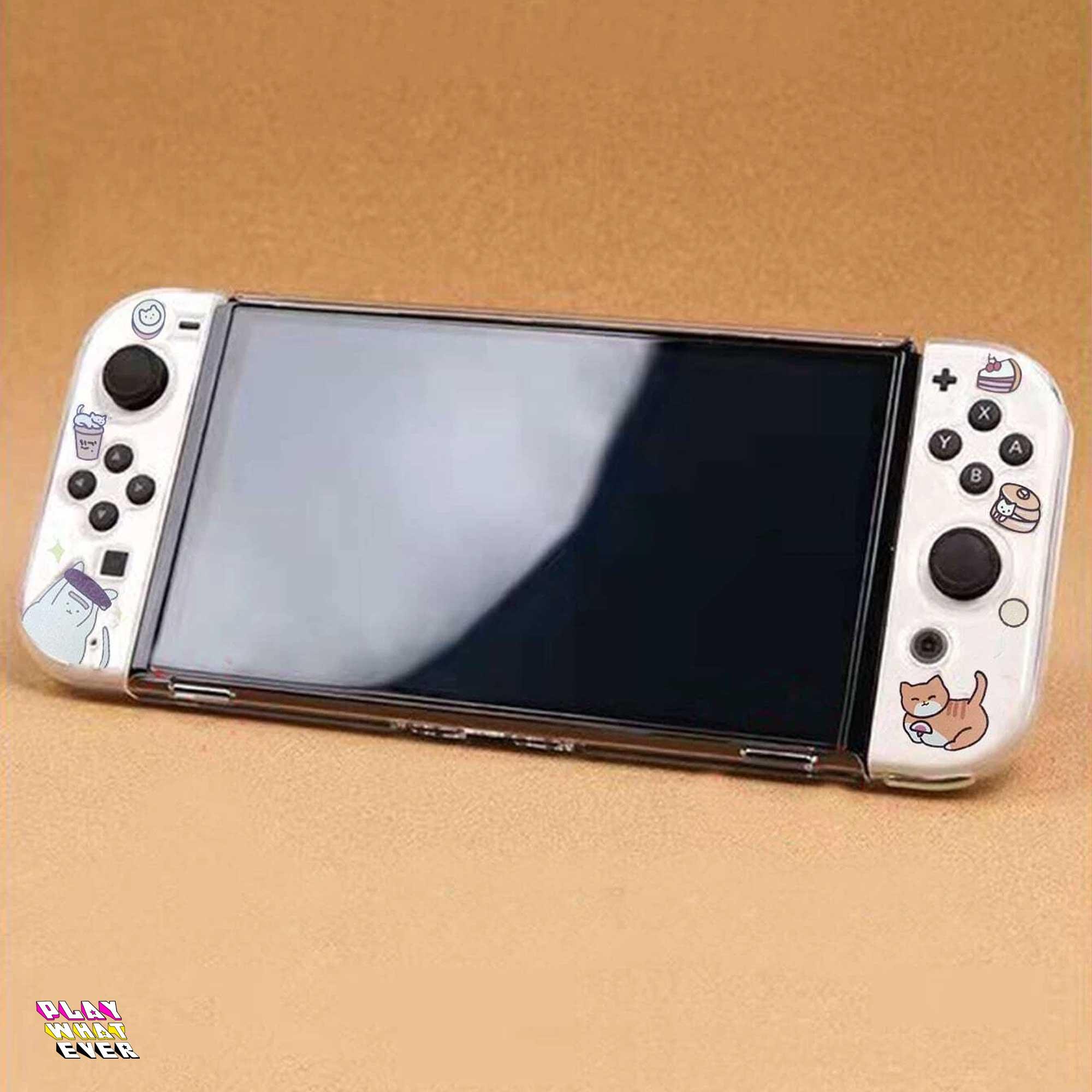 Cozy Cat Dessert Cafe Nintendo Switch Case - Image 3