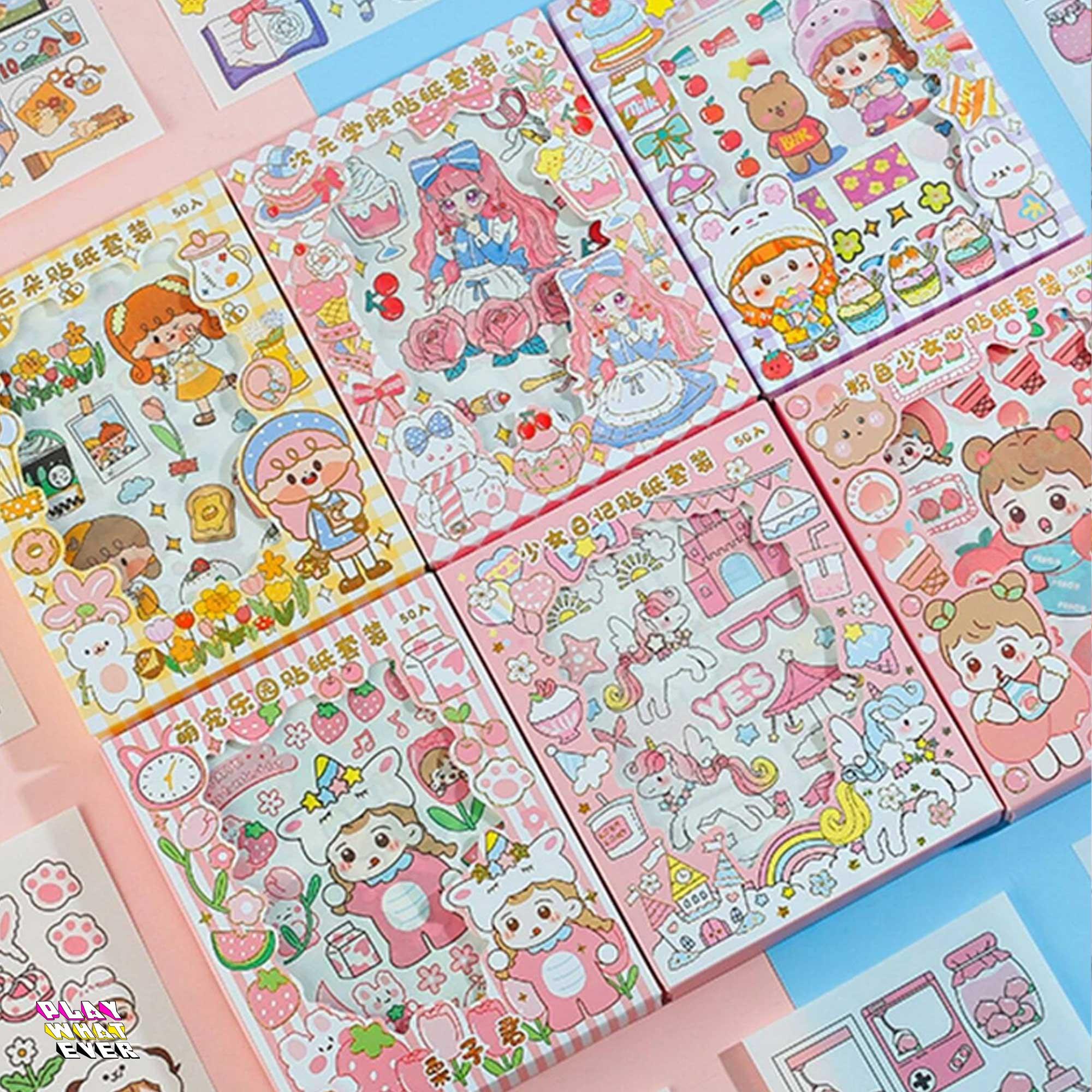 Cute, Colorful Washi Sticker Craft Sheets - Image 6