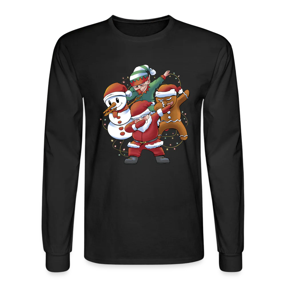 Dapping Christmas Long Sleeve T-Shirt - Image 4