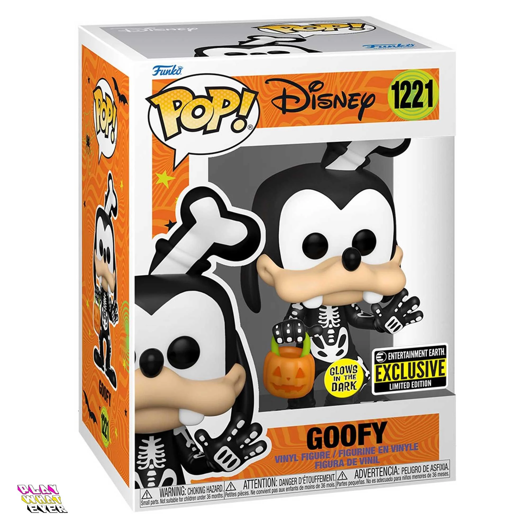 Disney Skeleton Goofy Glow-in-the-Dark Pop! Vinyl Figure - Image 3