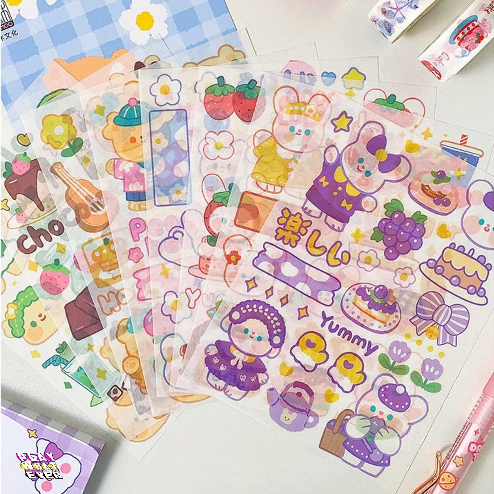 DIY Animal Party Washi Sticker Sheets - Image 3