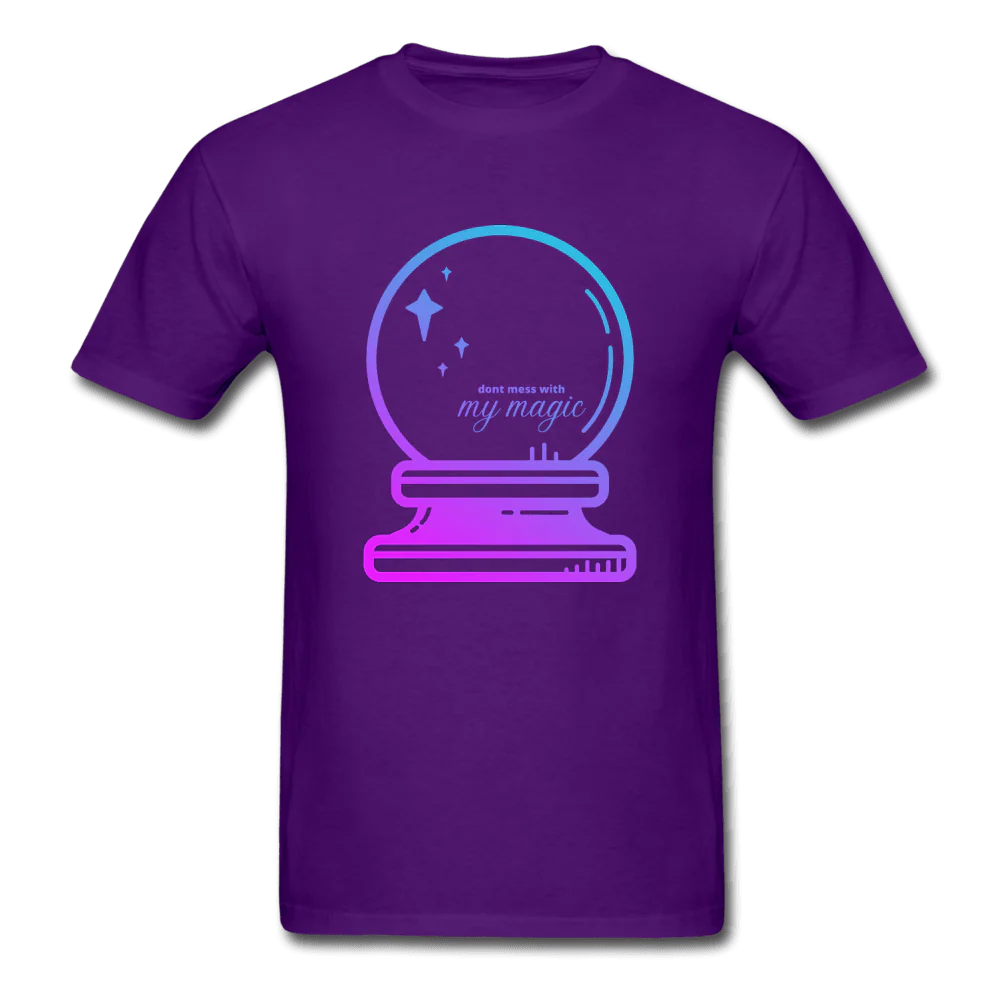 Don't Mess with My Magic Crystal Ball Unisex T-Shirt - Image 3