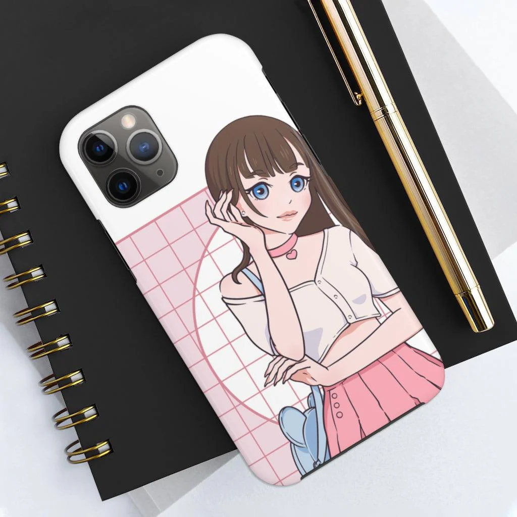 Fashion Model Anime Girl Tough Phone Case - Image 12