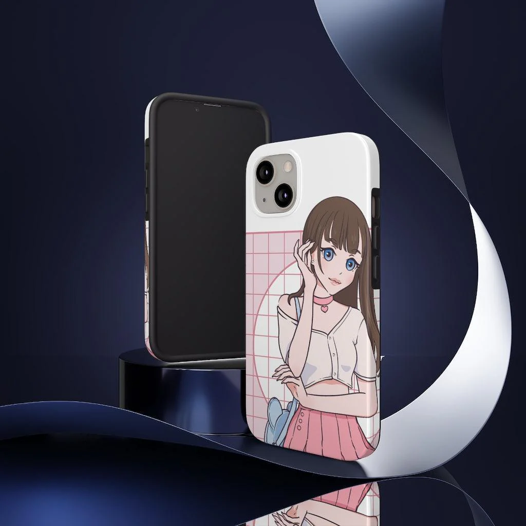 Fashion Model Anime Girl Tough Phone Case - Image 4