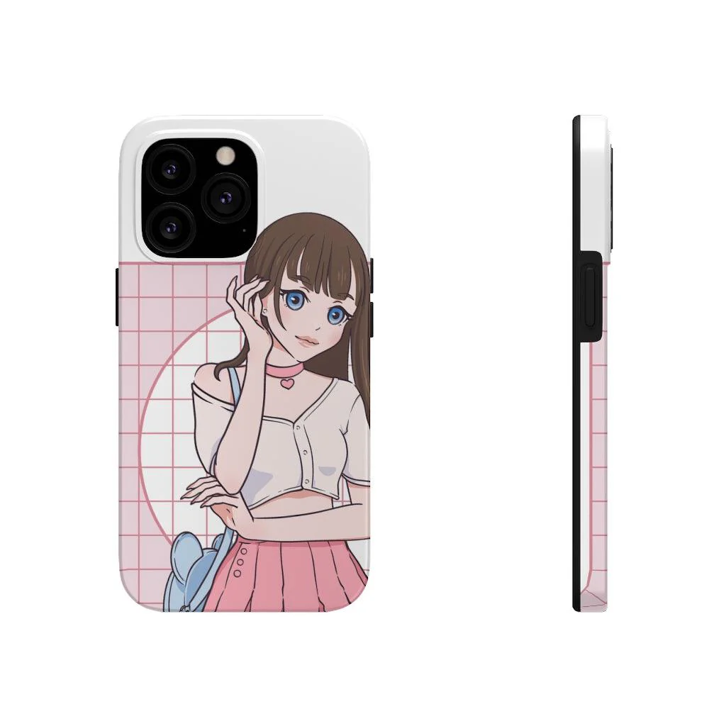 Fashion Model Anime Girl Tough Phone Case - Image 8