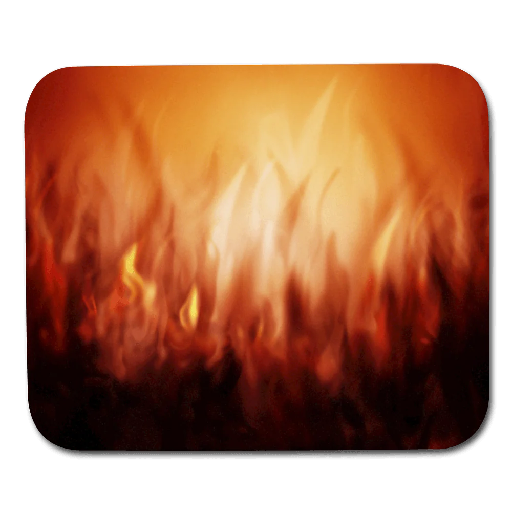 Flames and Blaze Mouse Pad â Ignite Your Workspace with Style