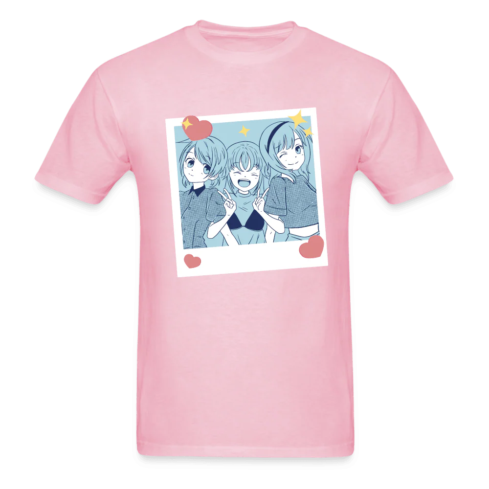 Friends are Forever Kawaii School Girls T-Shirt - Image 3