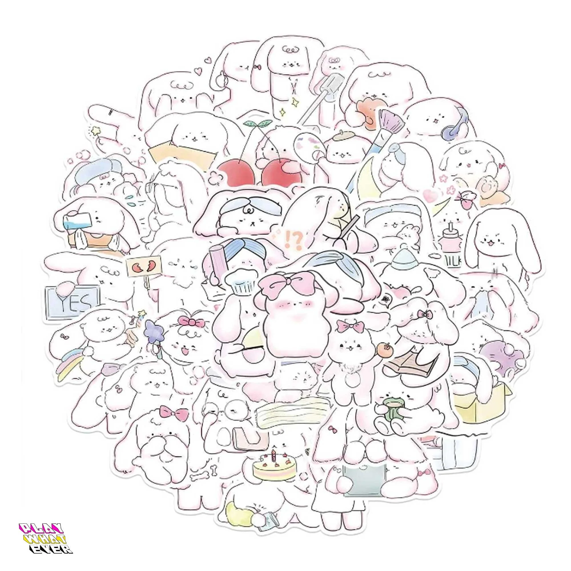 Funny Bunny Assorted Sticker Fun