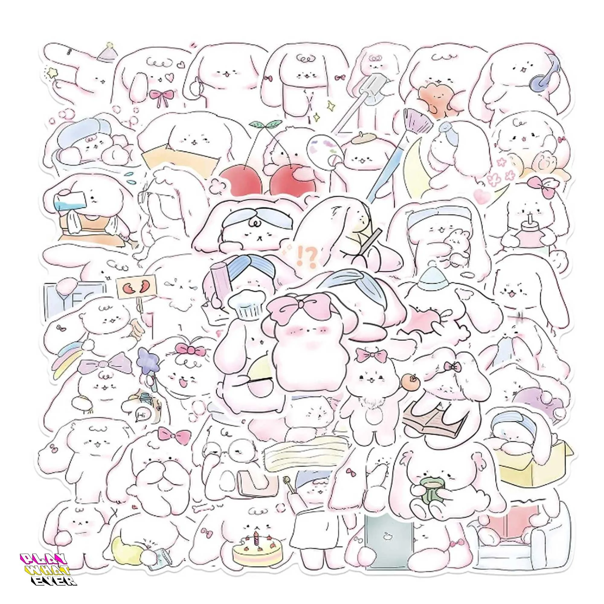 Funny Bunny Assorted Sticker Fun - Image 2