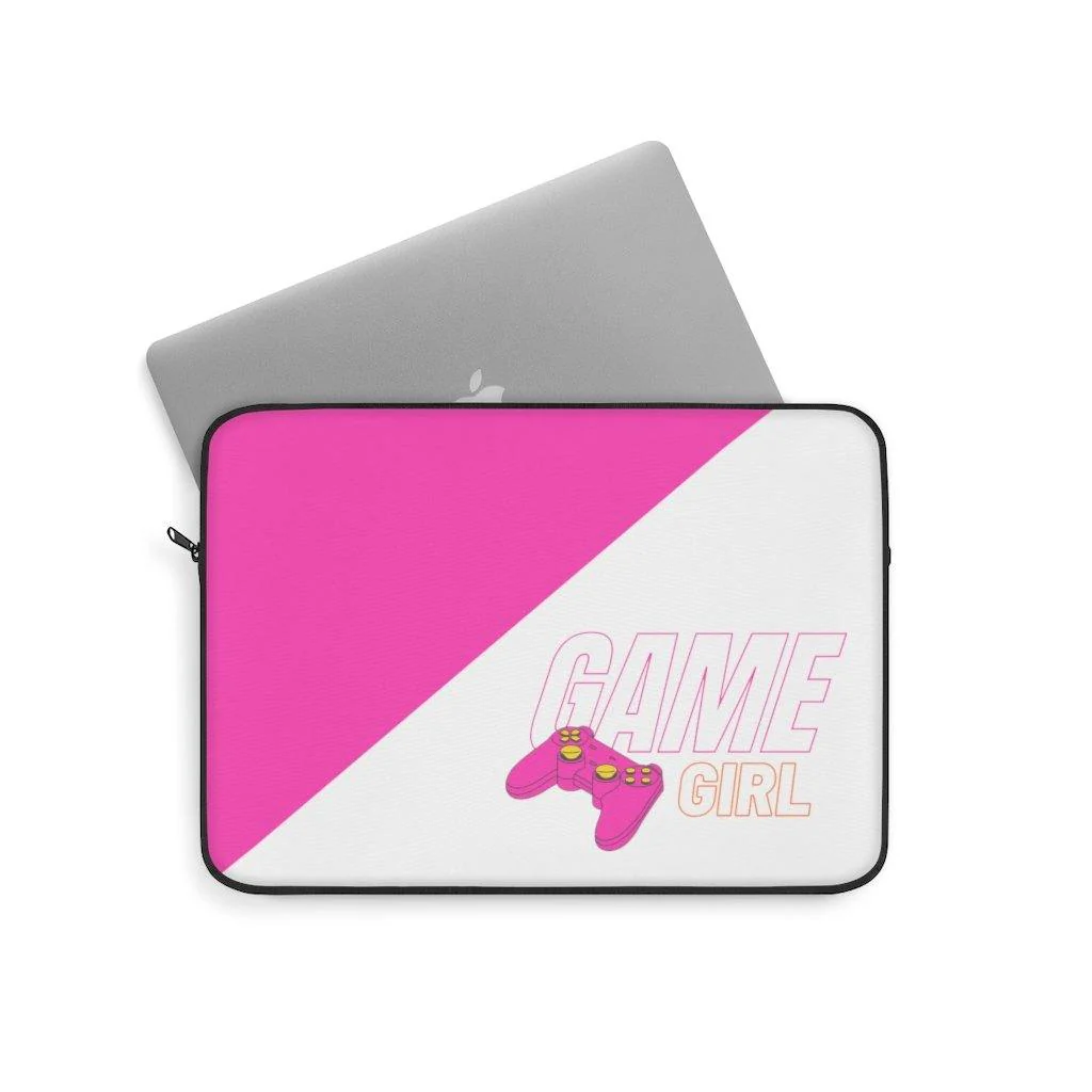 Game Girl Pink Controller Laptop Sleeve - Image 8