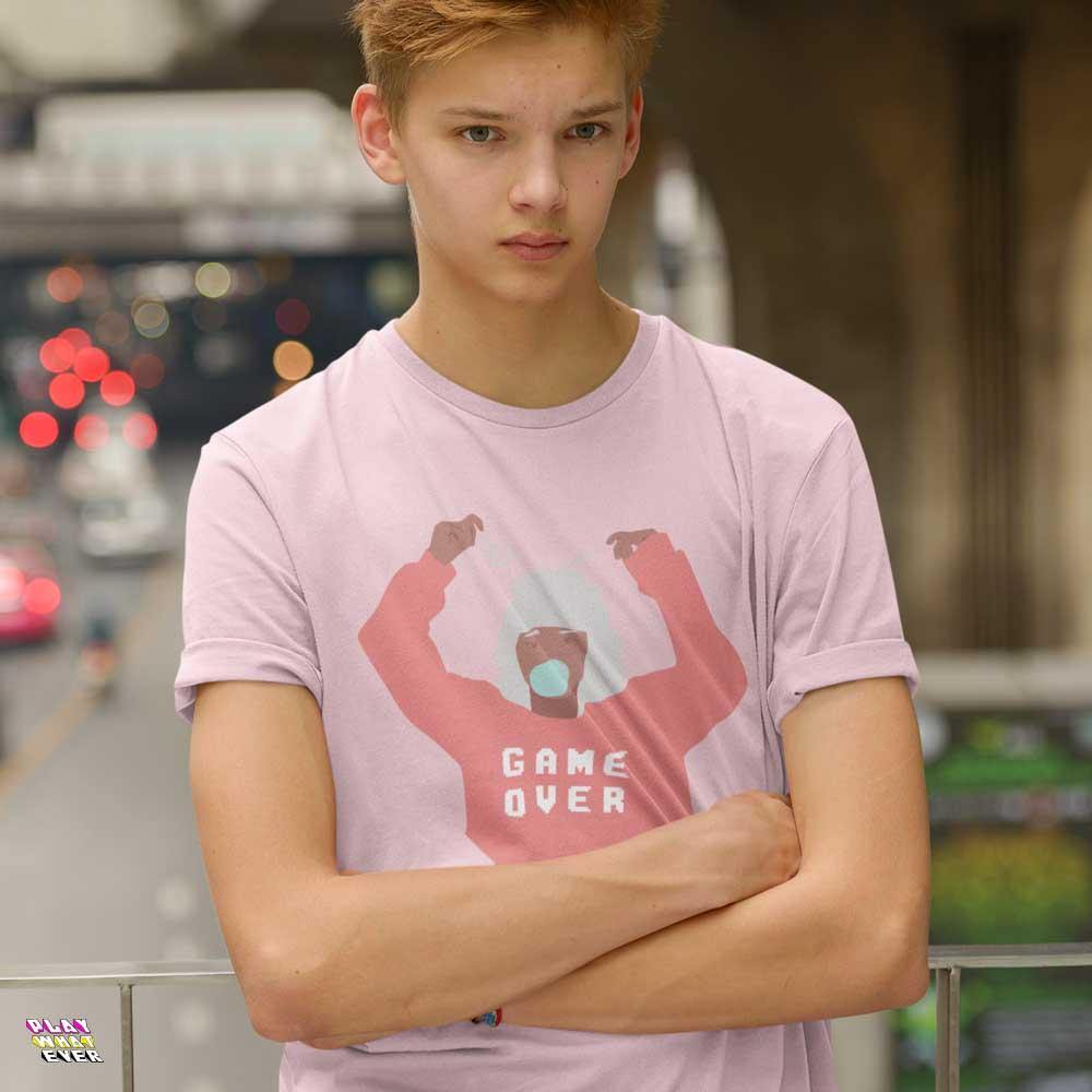 Game Over Bubble Gum Girl Ultra Cotton Unisex Gamer T-Shirt - Image 3