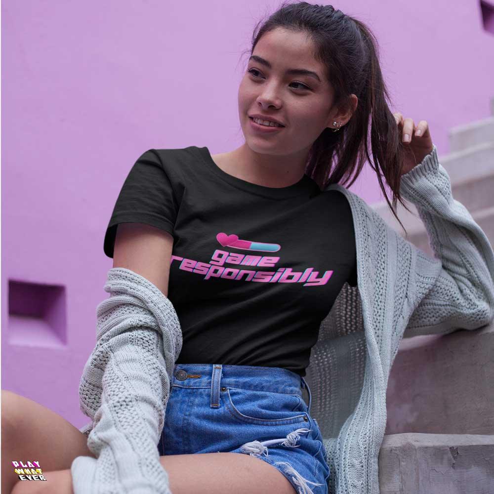 Game Responsibly Unisex Comfy Classic T-Shirt - Image 3