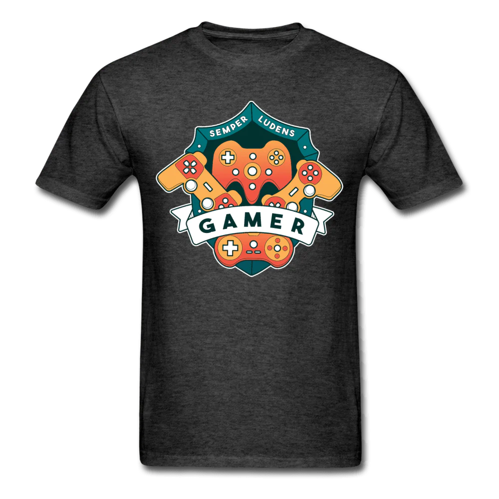 Gamer League Emblem Unisex T-Shirt - Image 3