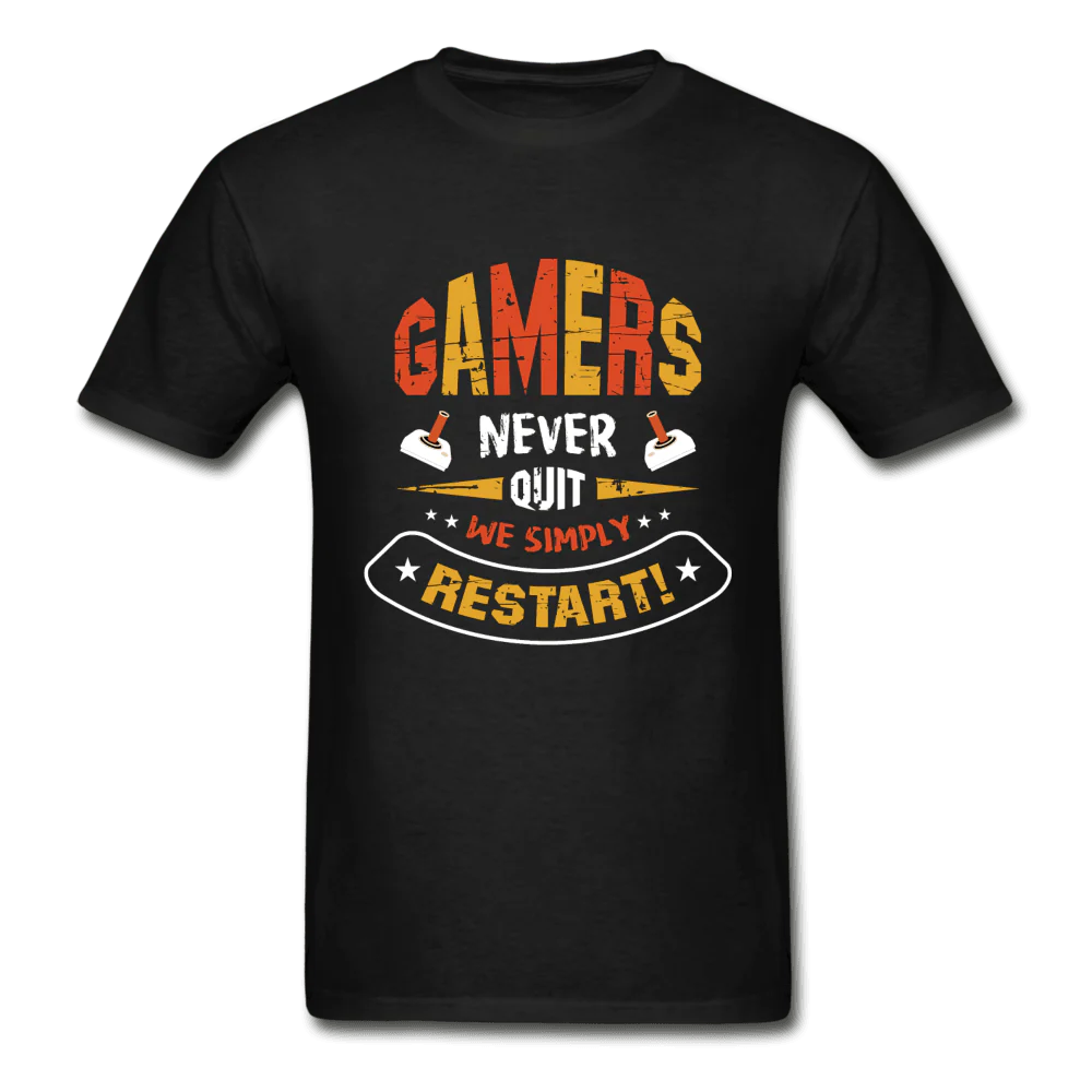 Gamers Never Quit We Simply Restart Ultra Cotton T-Shirt
