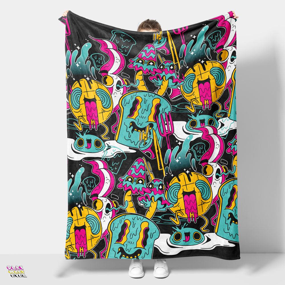 Ghoul Forest Halloween Blanket