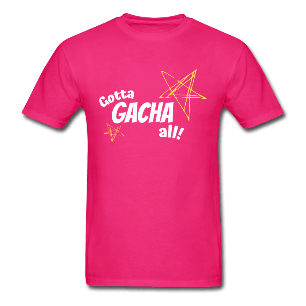 Gotta Gacha All! Fun Gaming Unisex Gamer T-Shirt - Image 4