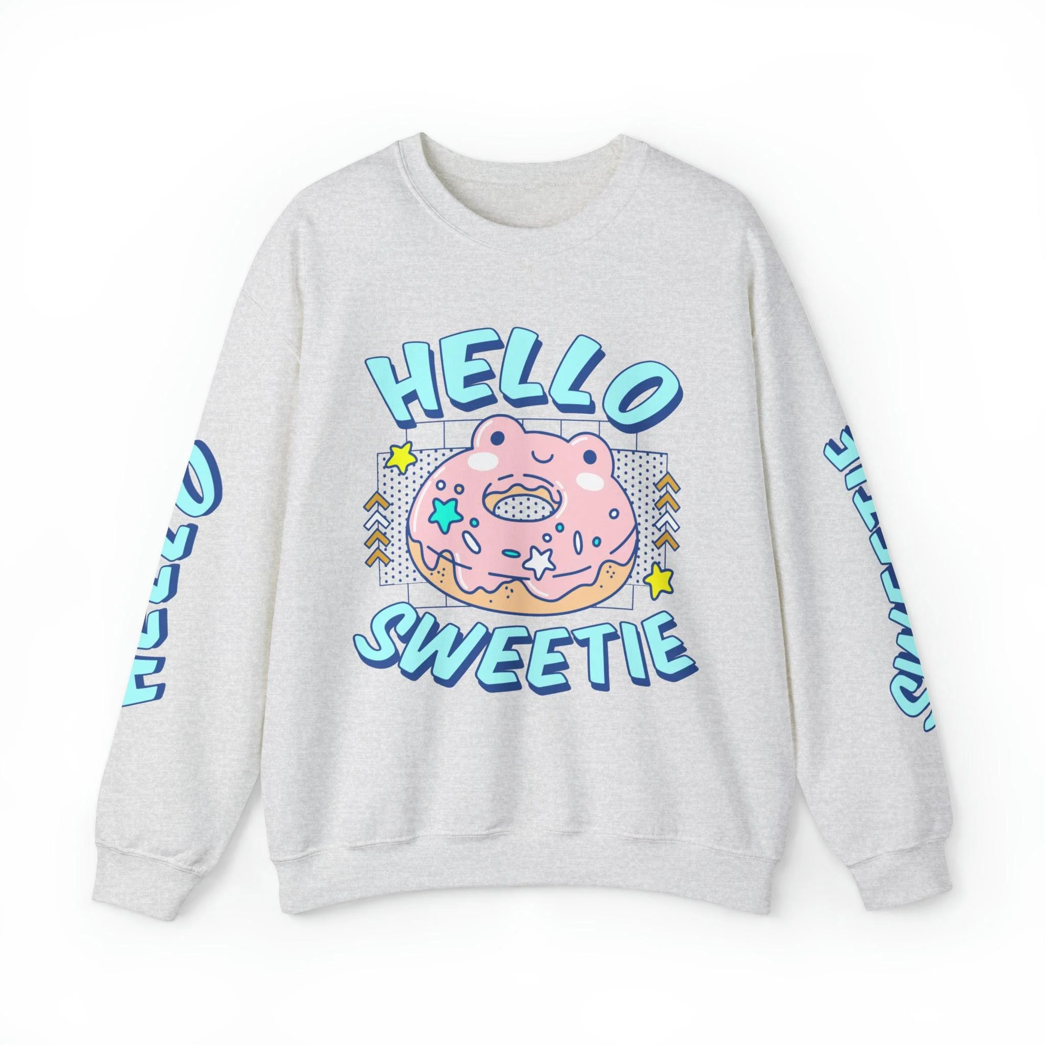 Hello Sweetie Froggie Donut Sweatshirt - Image 2