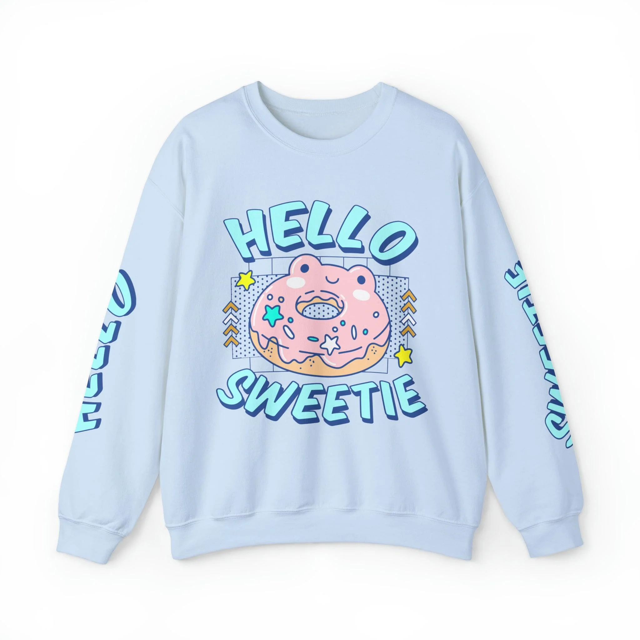 Hello Sweetie Froggie Donut Sweatshirt - Image 3