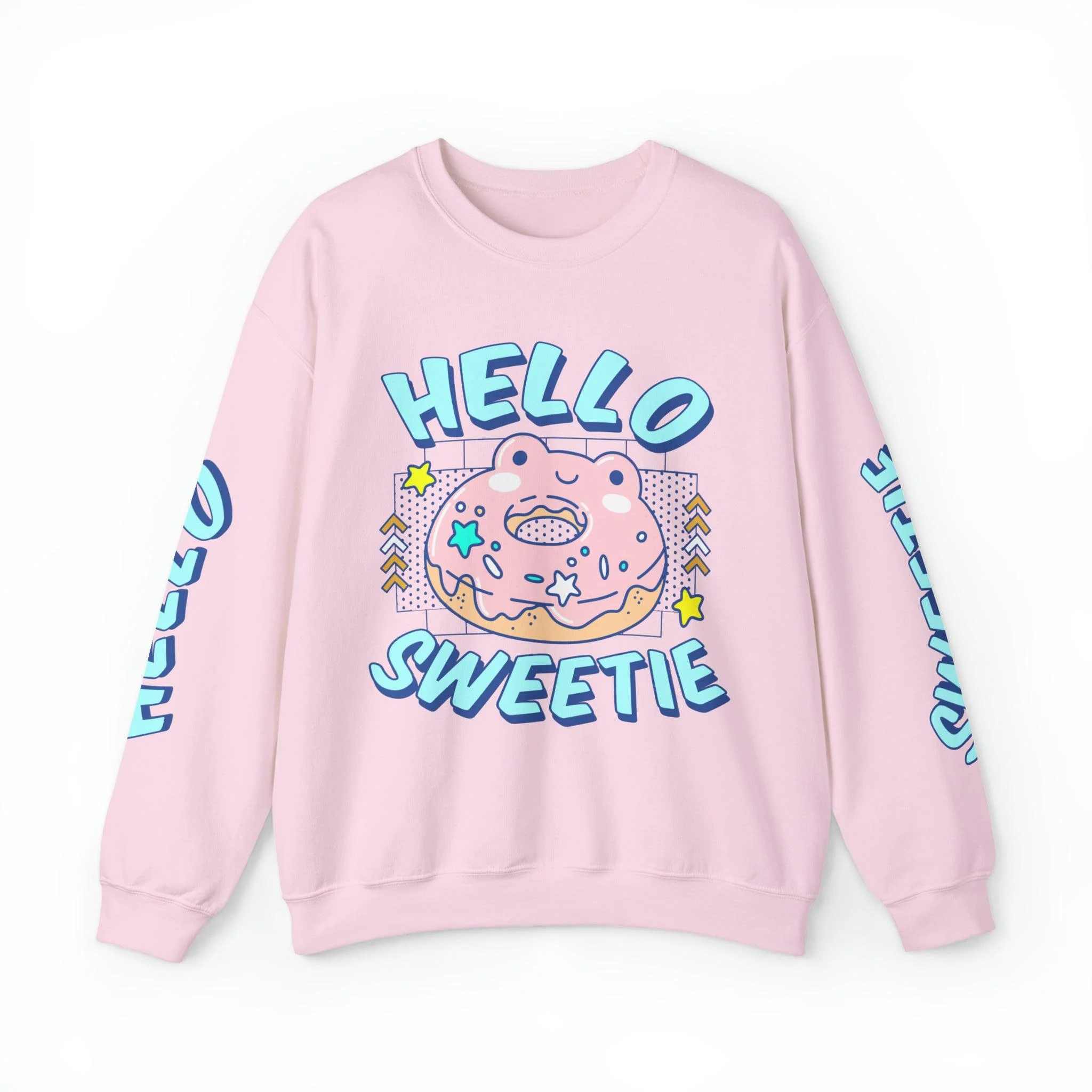 Hello Sweetie Froggie Donut Sweatshirt - Image 4