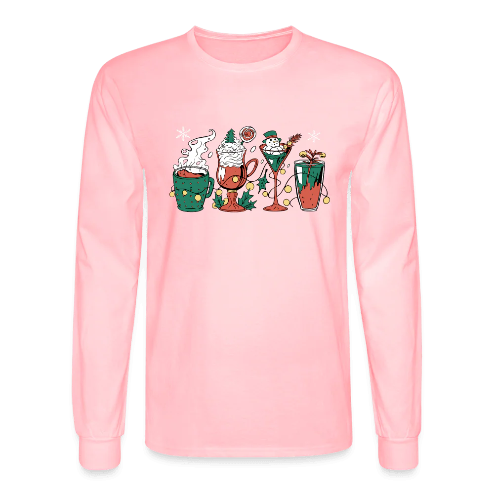 Holiday Drinks Fun Long Sleeve T-Shirt - Image 4