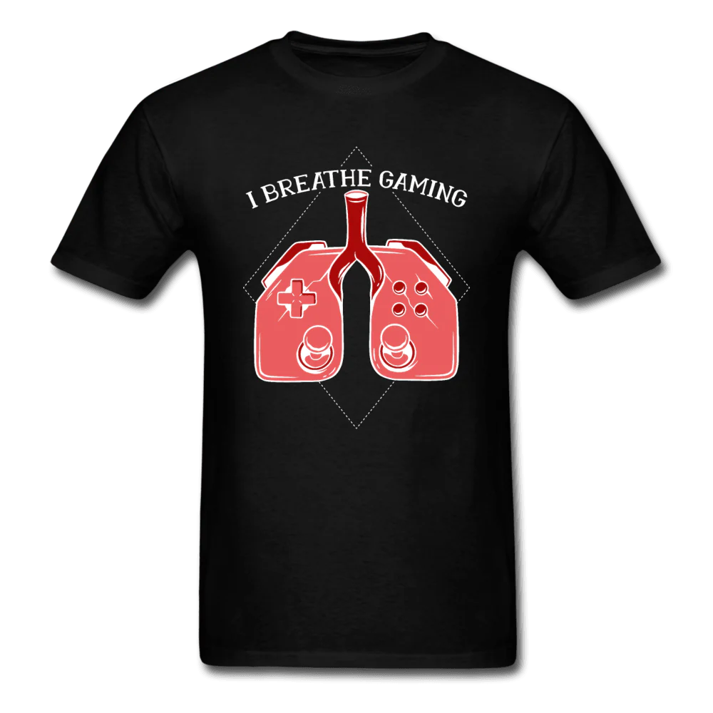 I Breathe Gaming Controller Lungs Unisex T-Shirt