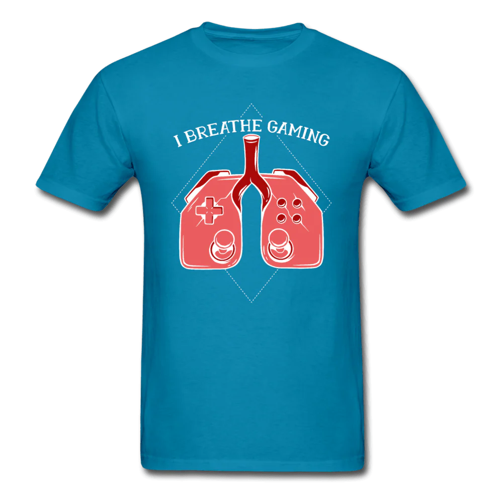 I Breathe Gaming Controller Lungs Unisex T-Shirt - Image 3