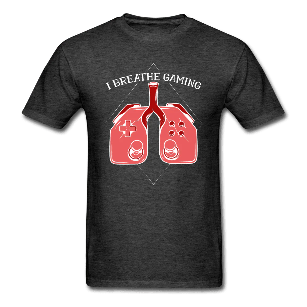 I Breathe Gaming Controller Lungs Unisex T-Shirt - Image 5